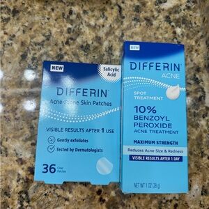 NWT Differin Acne Set- Skin patches and spot treatment
